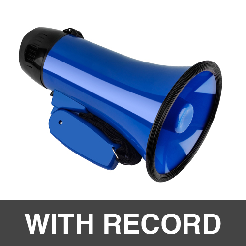 Haut-parleur Portable, puissance 20 watts, mégaphone, voix et sirène/alarme, enregistrement et lecture: Default Title