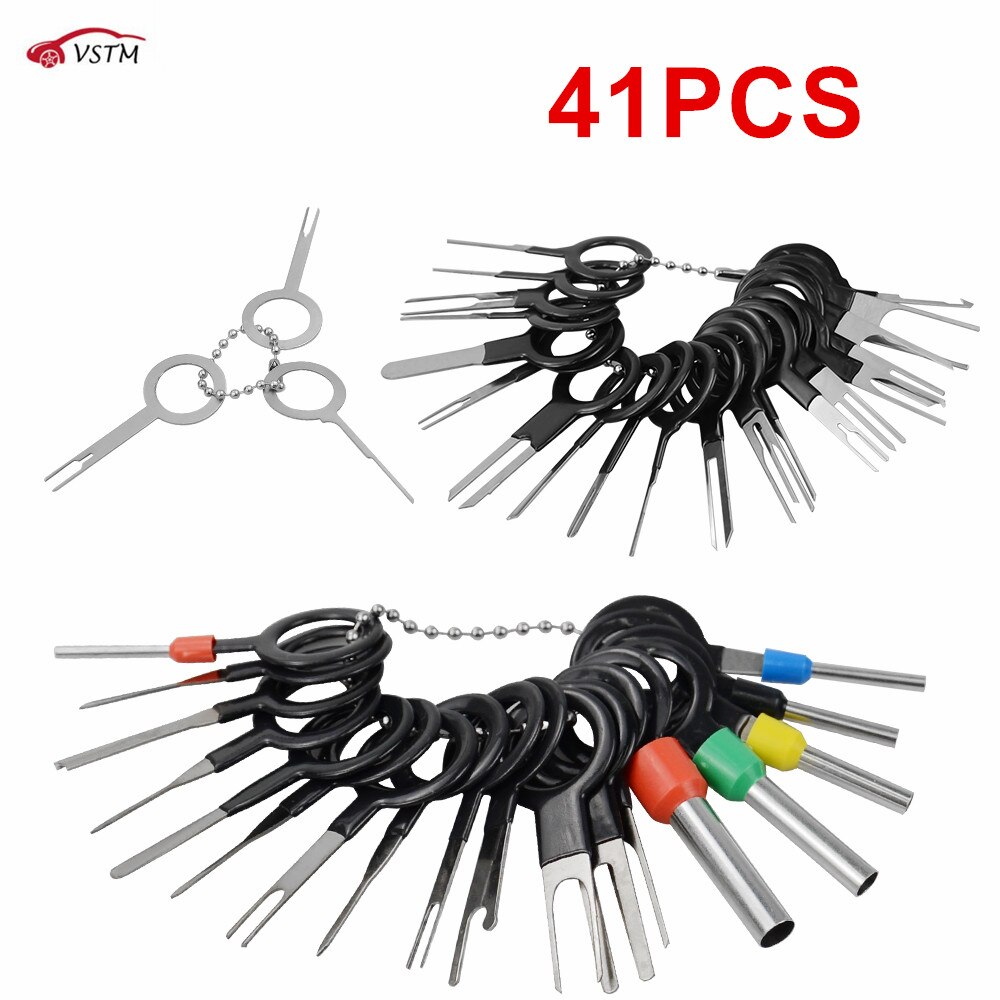 3/8/11/29/36/38/41pcs Car Plug Terminal Removal Tool Pin Needle Retractor Pick Electrical Wire Puller Hand Tools Kit Sales