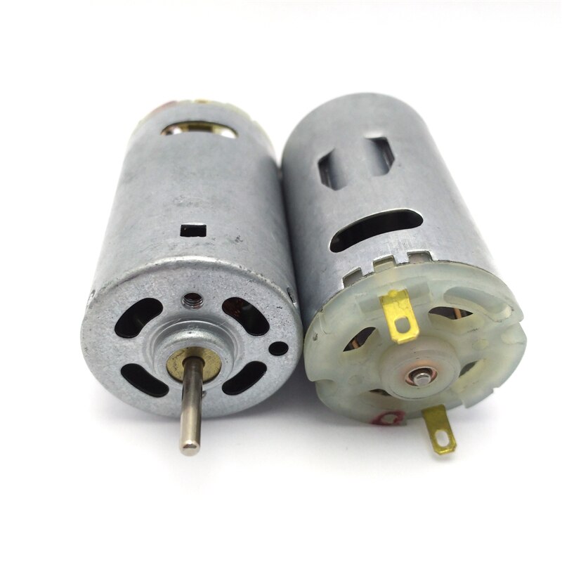 395 Dc Motor Hoge Snelheid 12V 24V 7500Rpm 15000Rpm Sterke Magnetische Carbon Borstel Elektrische Motoren RS395 stofzuiger Föhn