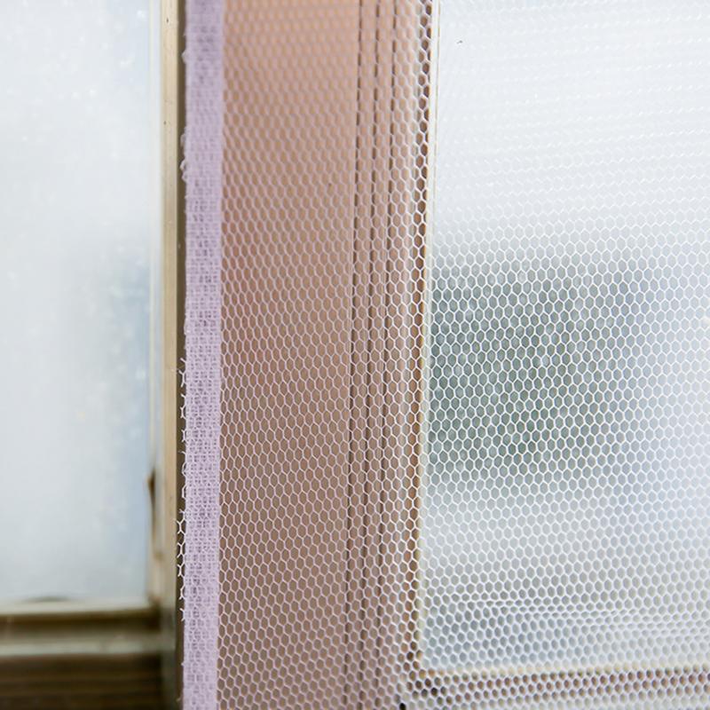 Window Screens Mosquito Netting Flying Curtain Insect Sandfly Anti-Fly Netting Velcro Curtain Mesh Door Screens: 150x200CM