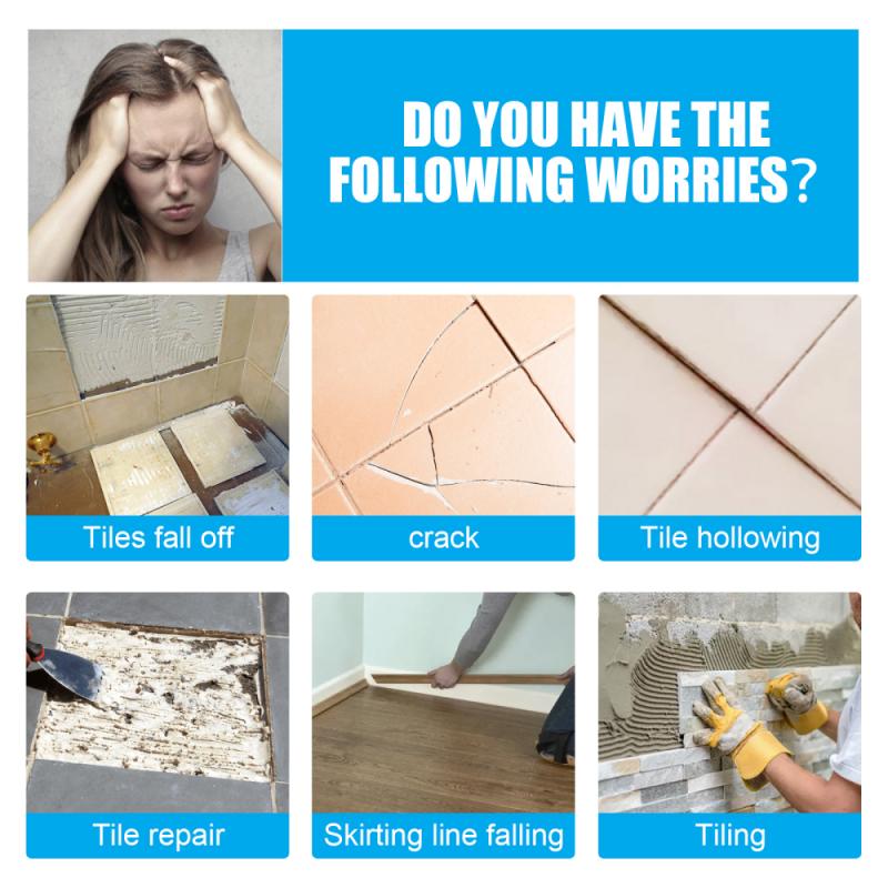 30/50ml Multi-use Tile Repair adhesive Glue Easy Bonded Heavy Duty Tile Glue Tile Loose Repair Adhesive renovations Home
