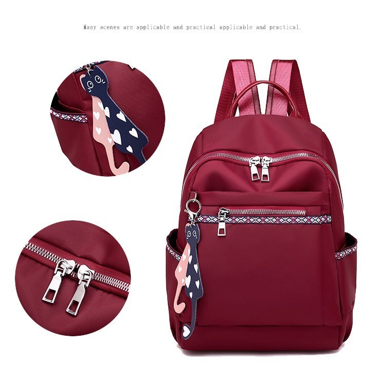 Como esta Mochila roja, Mochila de viaje Oxford para estudiantes universitarios para mujeres, bolso de hombro femenino para chicas, Mochila , Mochila Simple para mujeres