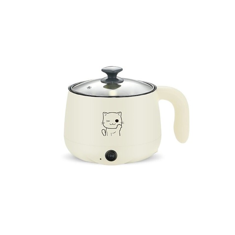 Electric Cooking Machine Household Samll 1-2 People Pot Multi Electric Rice Cooker Non-Stick Pan: Dark Khaki