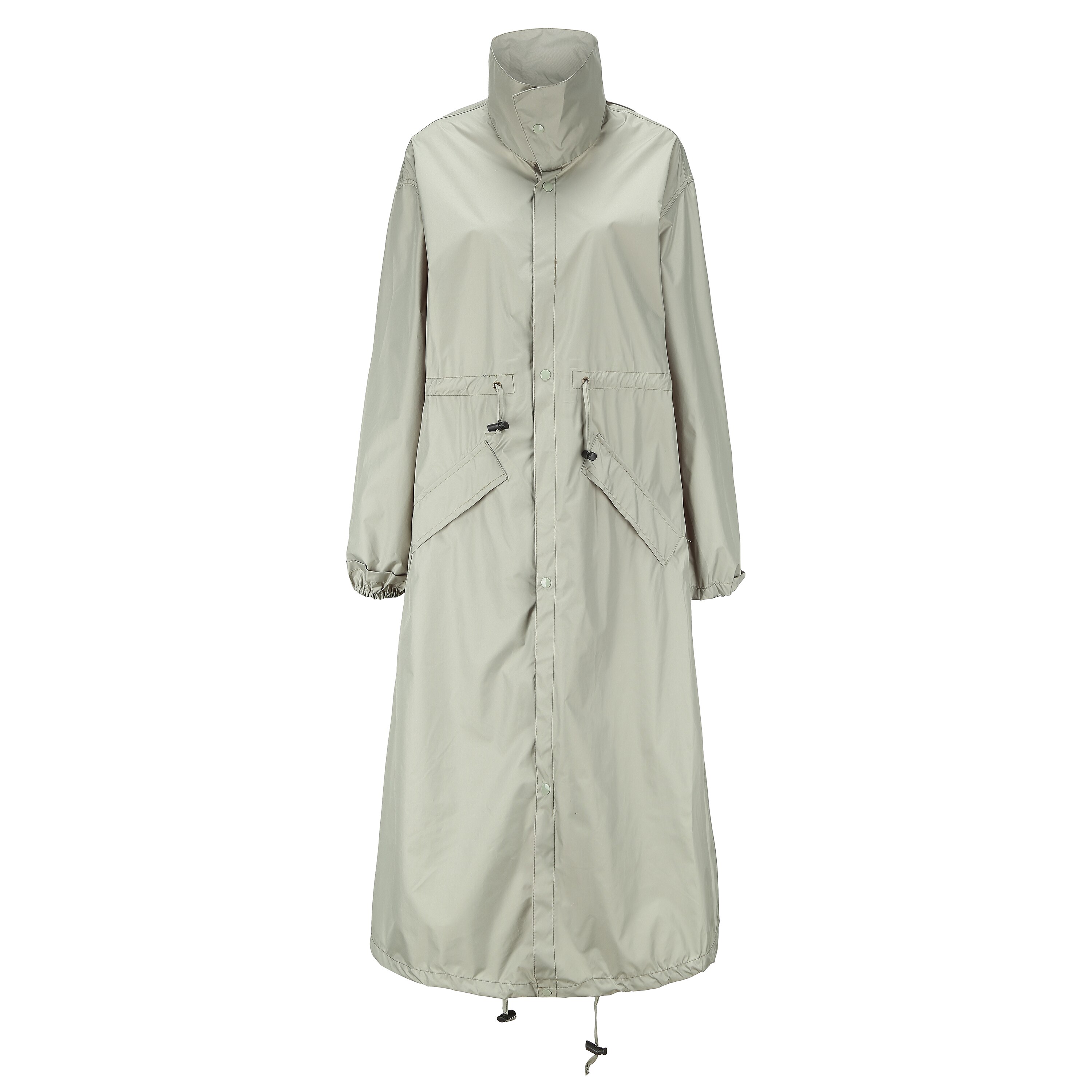 Grote maat lange regenjas dames heren regenponcho hoes ondoordringbare capa de chuva regenjas met capuchon outdoor tour regenjas jas: Lichtgroen / Xl