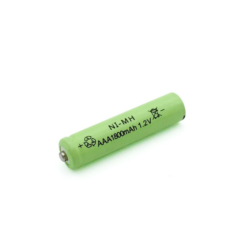 2psc/lot 1.2 v 1800 mah AAA afstandsbediening speelgoed oplaadbare NI-MH oplaadbare batterij