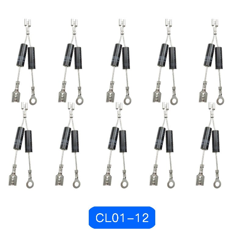 CL01-12 RG403 HV-6X2PI RG3110, rectificador de diodo de alta tensión para microondas, repuestos para horno de microondas, 10 Uds.