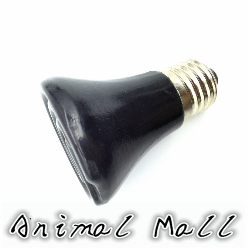 Lampe chauffante pour animaux de compagnie | Fournitures en céramique, lampe chauffante à infrarouge lointain, lampe chauffante tortue 1 pièce