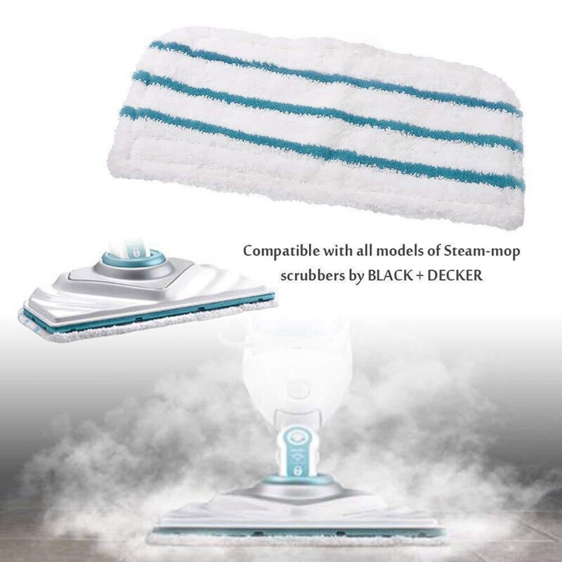 HOT-2Pcs nadaje się do Baide Mop parowy FSM1610 1630 13E5 1300 1321 13151 do czyszczenia i wielokrotnego użytku z mikrofibry Mop parowy głowica mopa Pad