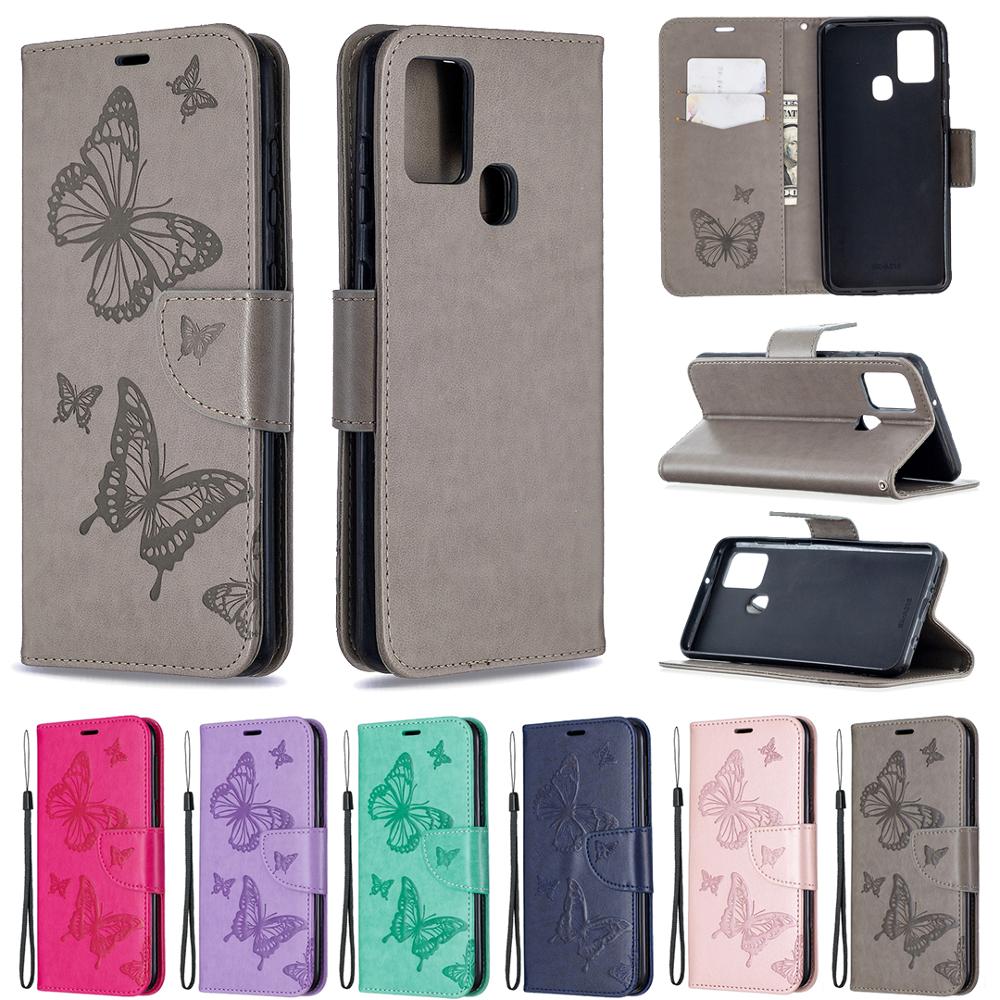 A21S Case on For Samsung Galaxy A21s Case Coque For Samsung Galaxy A21 S A 21S A 21 S A217F Wallet Flip Cover Leather Cases