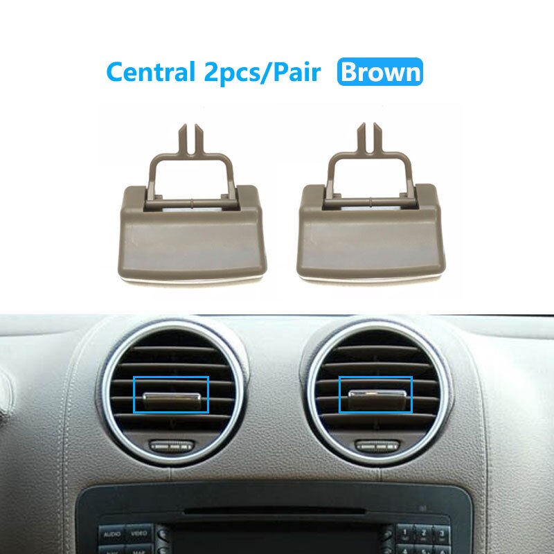 Auto Front Airconditioning Ac Vent Grille Clip Slider Voor Mercedes Benz W164 Ml Gl 300 350 450 500 2007