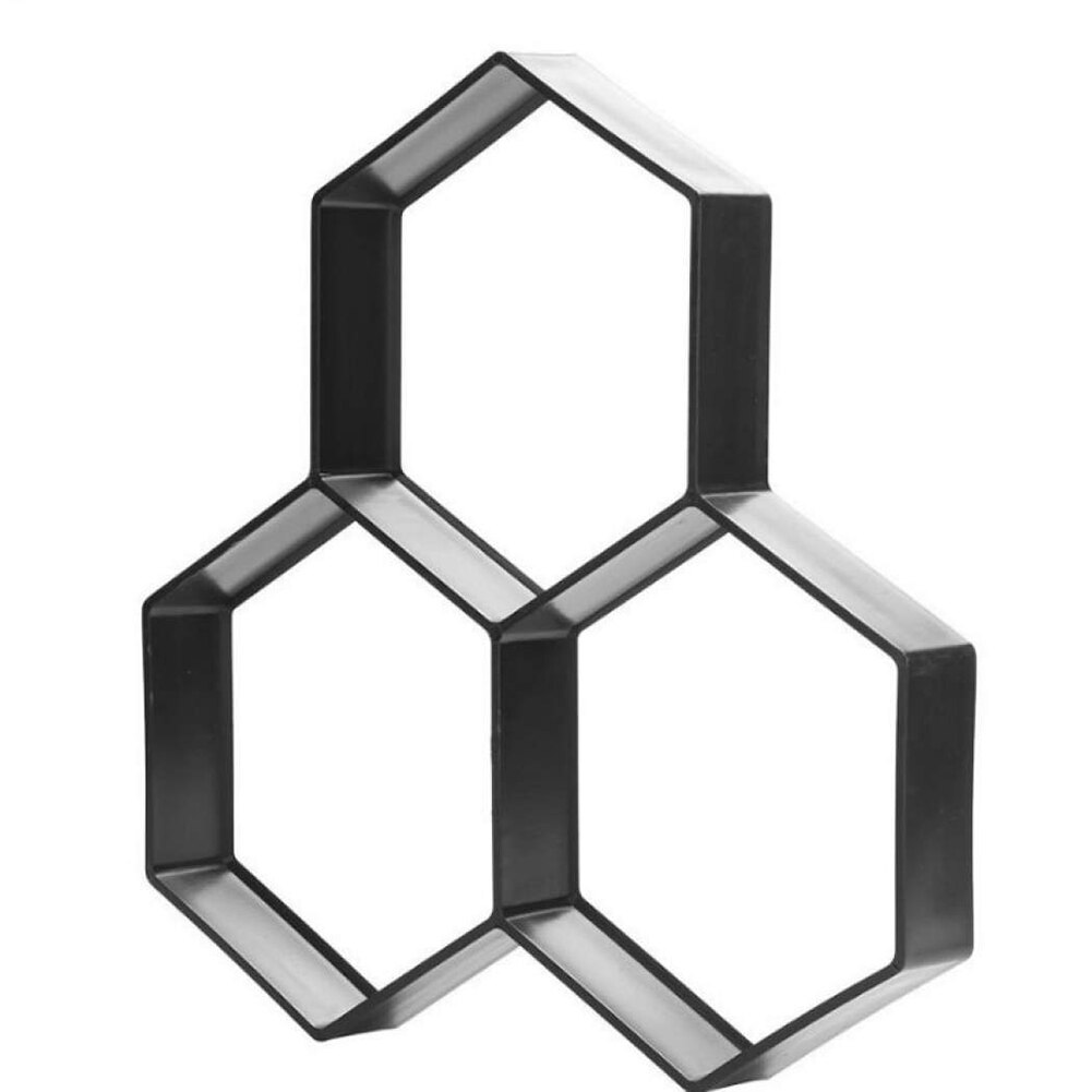 Plastic Tuin Lopen Bestrating Mal Diy Handleiding Bestrating Tool Cement Baksteen Stone Road Blok Beton Stepping Mold Tuin Bestrating Tool: D