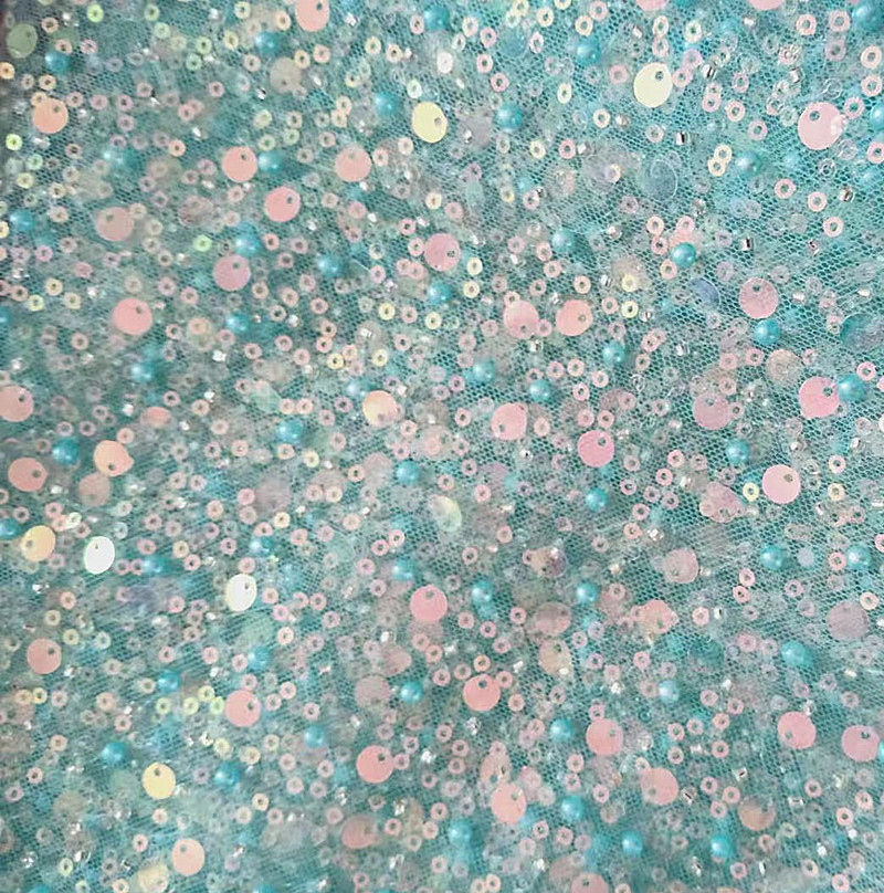 Beaded Symphony Pailletten 3D Kant Stof, Glanzende Bruidsjurk, Bruidsmeisje Jurk, DIY Home Curtain, RS3455, 13 Kleuren, Nieuw,: Antique Zinc