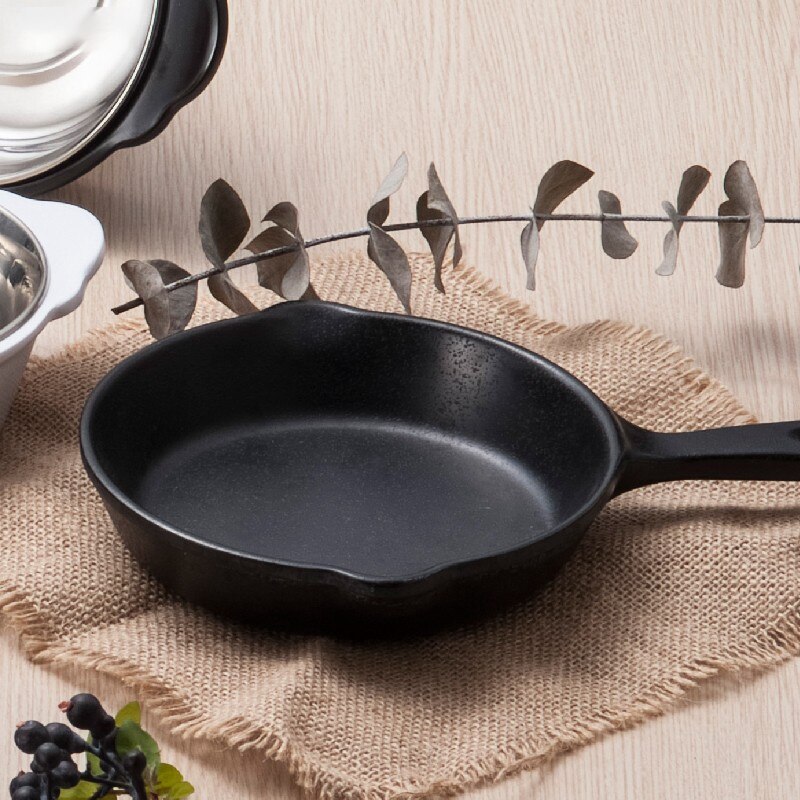 Cast Iron Skillet. Small Pre-Seasoned Skillet for Stovetop, Oven, or Camp Cooking