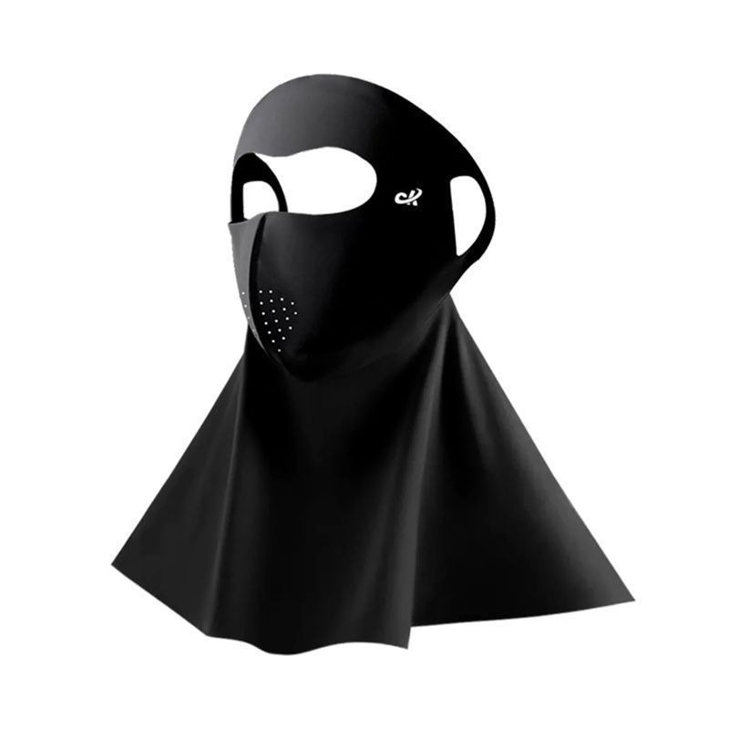 Masque de Protection solaire en soie glacée, UPF50 +, écharpe complète Anti-UV, Anti-poussière, Protection du cou, pare-soleil, masque facial pour cyclisme