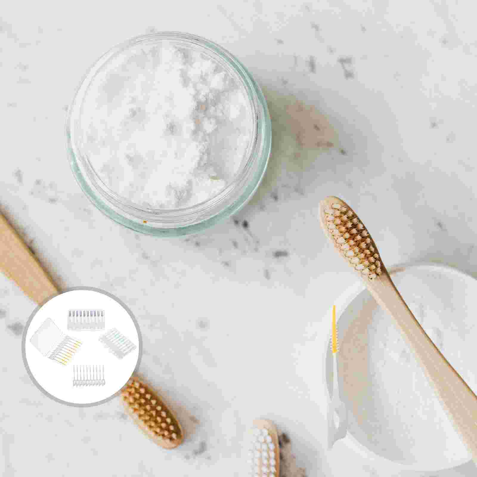 3 Boxes 60pcs Interdental Brushes Silicone Interdental Brushes Practical Inter-dental Brushes