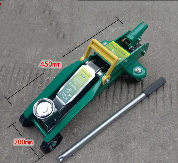 Gato hidráulico de posición baja Horizontal 2T, herramienta conveniente para coche,
