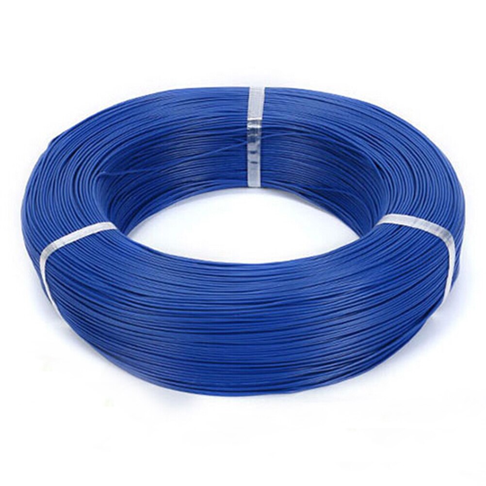 2 storlekar 5/10 meter super flexibel 26 awg pvc isolerad kabel, ledad kabel, diy anslut 10 färger välj: Blå / 10m