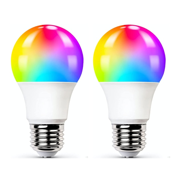 ATHOM Pre Flashed WLED Smart Bulb RGBCW 15W E27: 2 PCS WLED E27