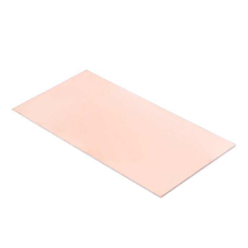 Placa revestida de cobre de doble cara, placa de circuito PCB laminada FR4, 100x200x1,5mm