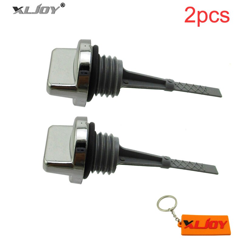 XLJOY Korte Oliepeilstok Voor 50cc 70cc 90cc 110cc 125cc Lifan YX Zongshen Loncin Pit Crossmotor ATV Quad Go Kart