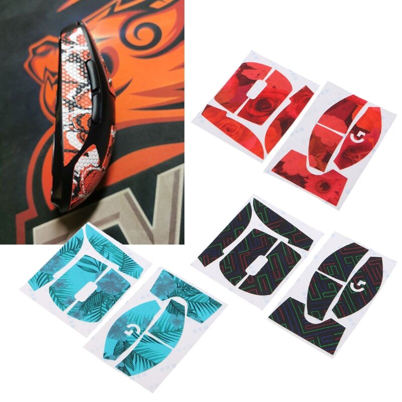 Suck Sweat Gaming Mice Skin Ultra-Thin Anti-Slip Sticker Mouse Grips Tape for Logitech G Pro Wireless Mouse 1 Set