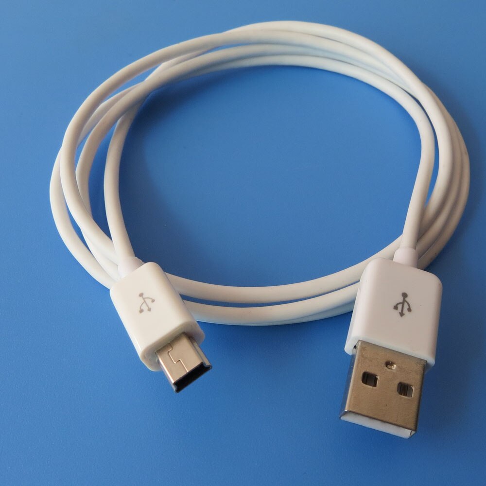 Black Mini usb data charger cable mini 5pin cable 1meter
