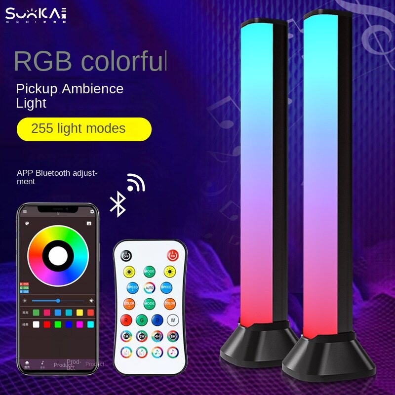 E-sports Bedroom Atmosphere LED Mood Light Remote APP Bluetooth Intelligent Lamp night light Atmosphere lamp