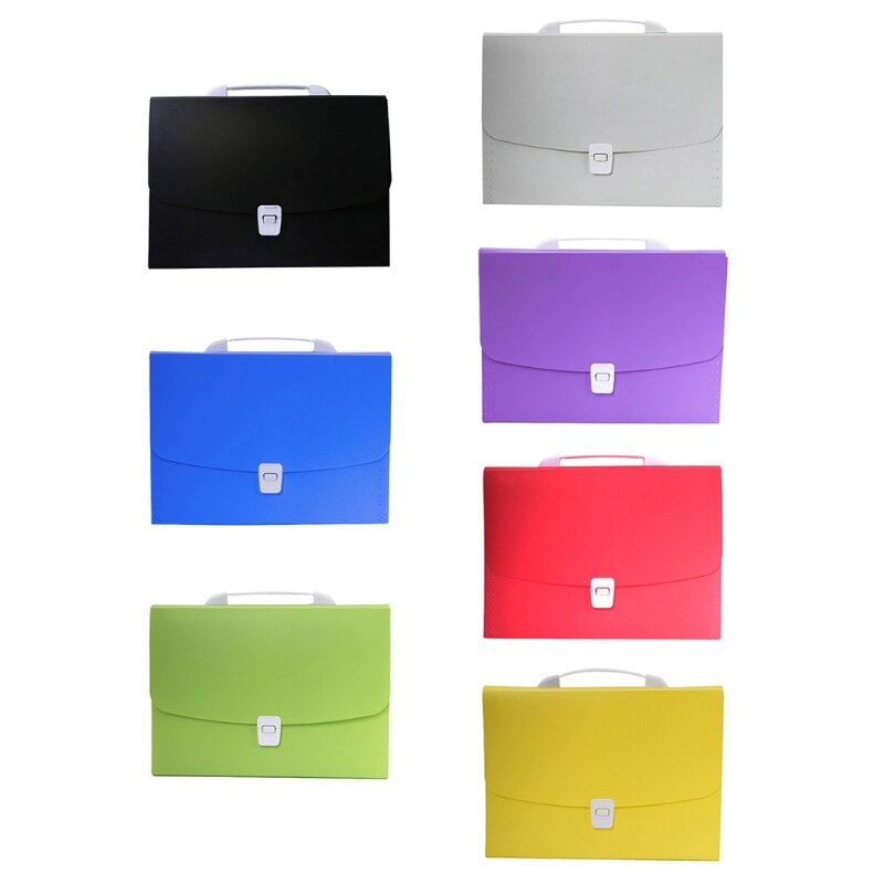 Handheld Document Files Folder Bag 13 Pockets Expa... – Grandado