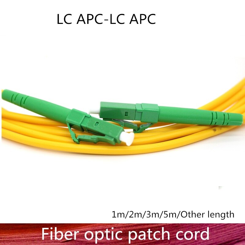 LC/APC-LC/APC Fiber Optic Patch Cord Cable LC-LC 1/3/5/10/20/30M Jumper Single Mode Simplex 2.0mm Fiber Optical Parch Cord