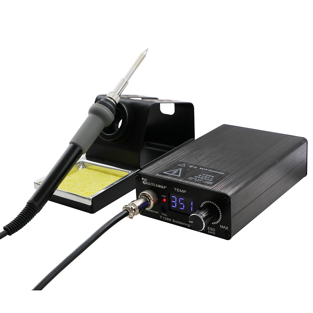 Electric Soldering Iron Digital Adjustable Temperature DIY Portable T12 Rework Solder Station Desoldering Welding Repair Tools