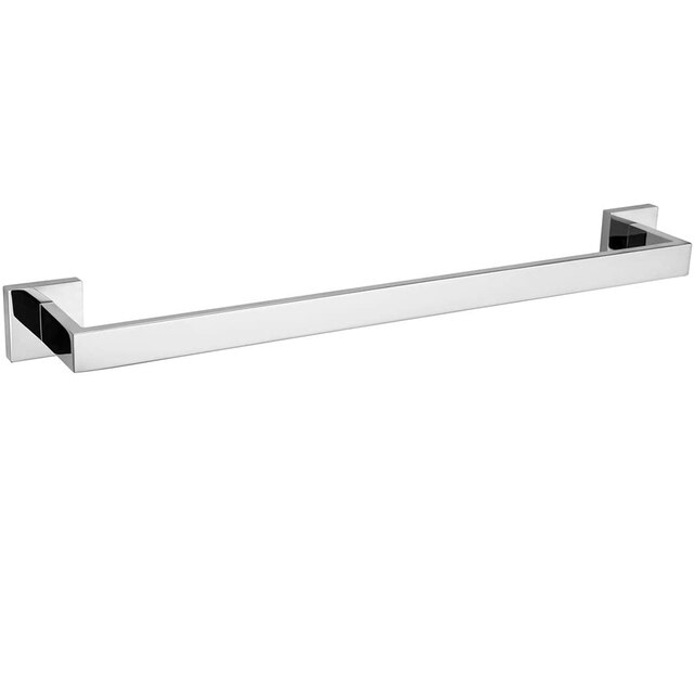 Juego de accesorios cromados para baño, soporte para toallas, ganchos para barra, montaje en pared, soporte para rollo de papel higiénico, colgador de abrigos: 40cm Towel Bar