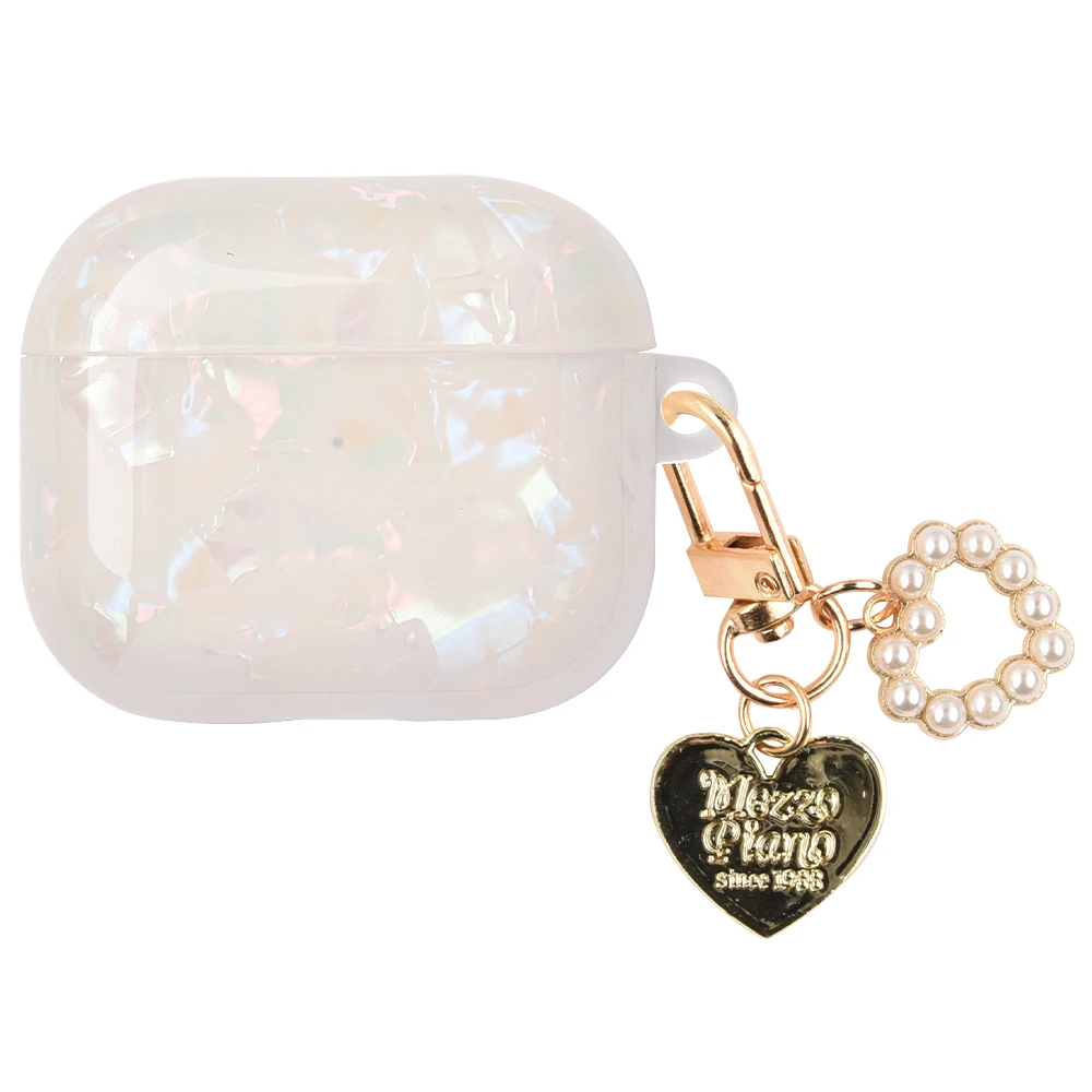 Pour Airpods Pro 2 étui de luxe perle pendentif sans fil casque couverture pour Apple Airpods 3 Pro USB C 2ème 3ème génération coque en TPU