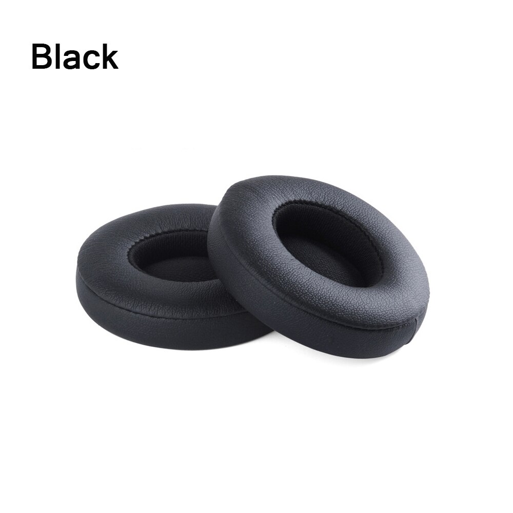 Funda ultrasuave para Beats Solo 2, repuesto de almohadillas para auriculares inalámbricos, funda de repuesto para Beats Solo 3: black