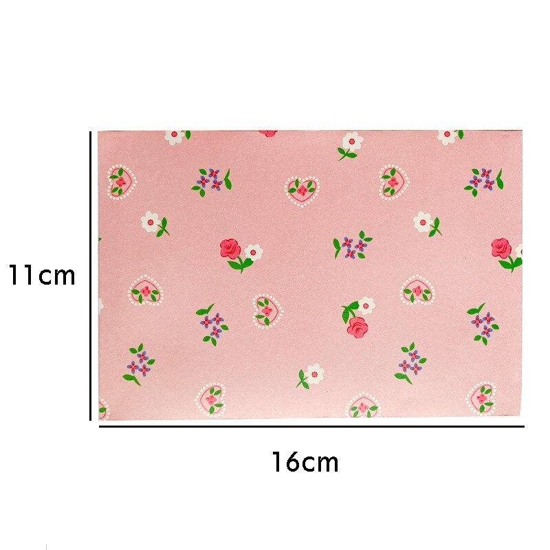 10pcs/lot Pink flower envelope letterhead roses letter paper love letters Color Card 16*11cm