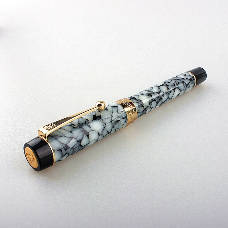 Jinhao – stylo à plume rétro en résine acrylique, 100, Nebula série F Nib, pour bureau, avec convertisseur, pour écriture, d&#39;affaires