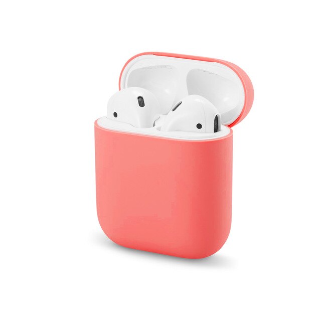 Molle Del Silicone Custodie Per Apple Airpods 1/2 di Protezione Senza Fili di Bluetooth del Trasduttore Auricolare Della Copertura Per Apple Air Baccelli Casella di Ricarica Borse