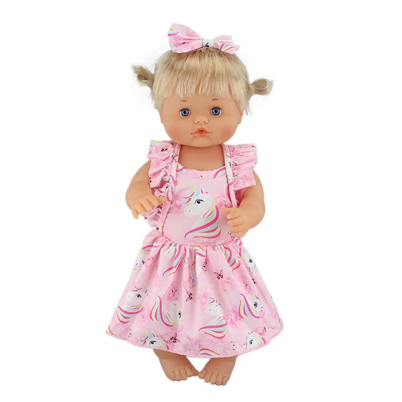 Clothes Fit 40cm 41 cm Nenucos Doll Nenuco Ropa y su Hermanita Purple Long Sleeves T-shirt Purple Dots Pants With Hat: 13