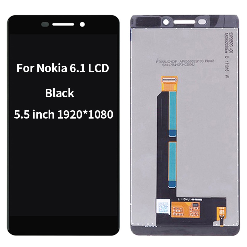 Originele Lcd Voor Nokia 2.1 3.1 5.1 6.1 7.1 8.1 Touch Screen Display 100% Getest Digitizer Vergadering Vervanging Gratis Diy gereedschap