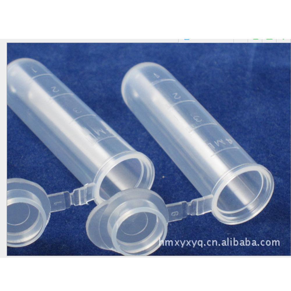 50Stck 5ml Kunststoff Klar Prüfung Zentrifuge Rohre schnappen Kappe Fläschchen Sonde Labor Container Neue Labor