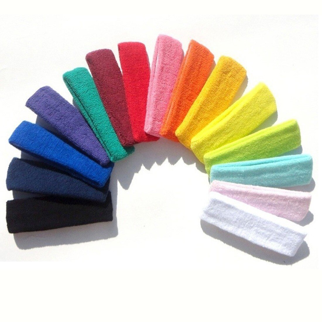 Sport Yoga Gym Stretch Hoofdband Hoofdband Katoen Zweet Zweetband Voor Mannen/Vrouwen