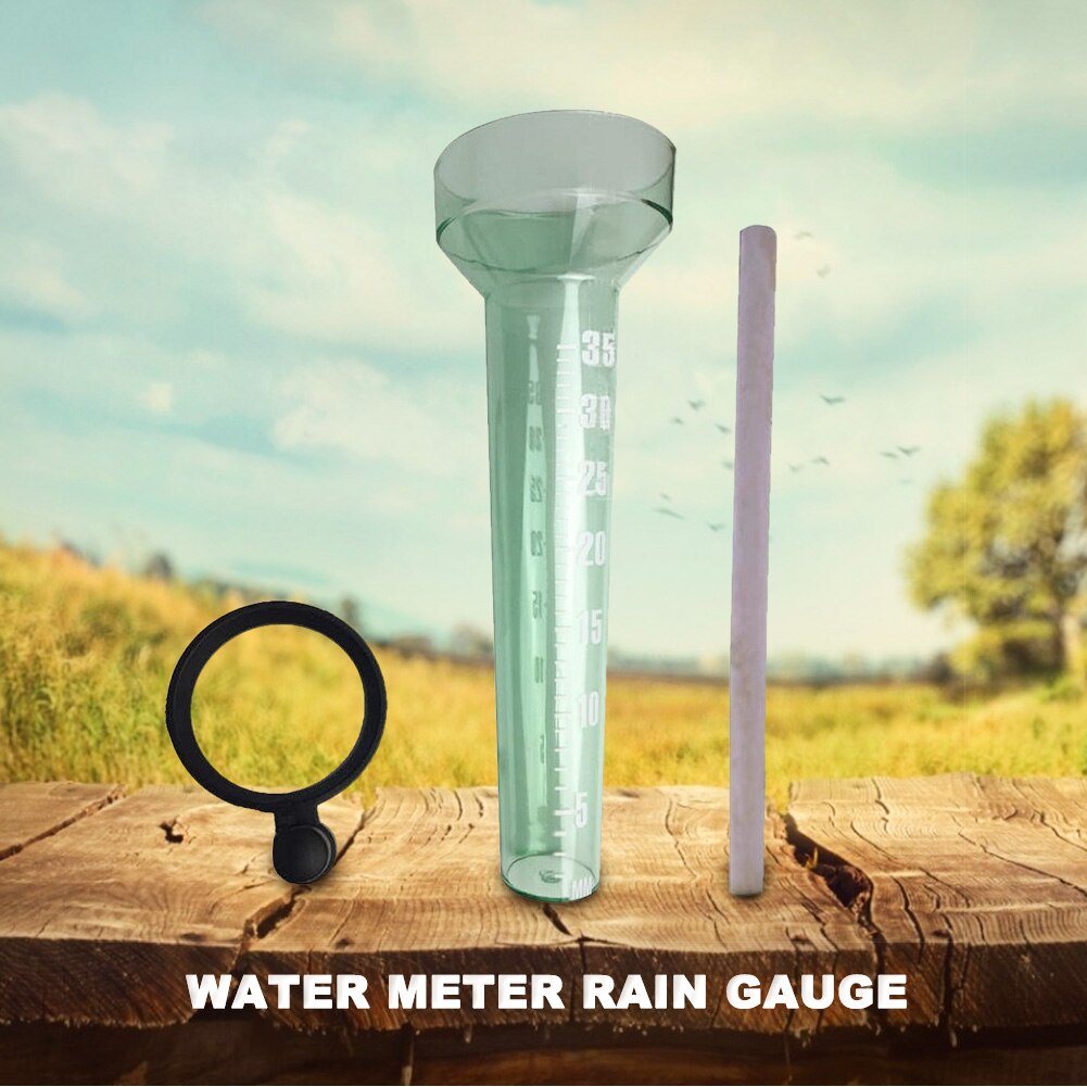 Measuring Tool Portable Graduated Lawn For Garden Yard Soil Home Outdoor Transparent Water Meter Simple Quick Read Rain Gauge