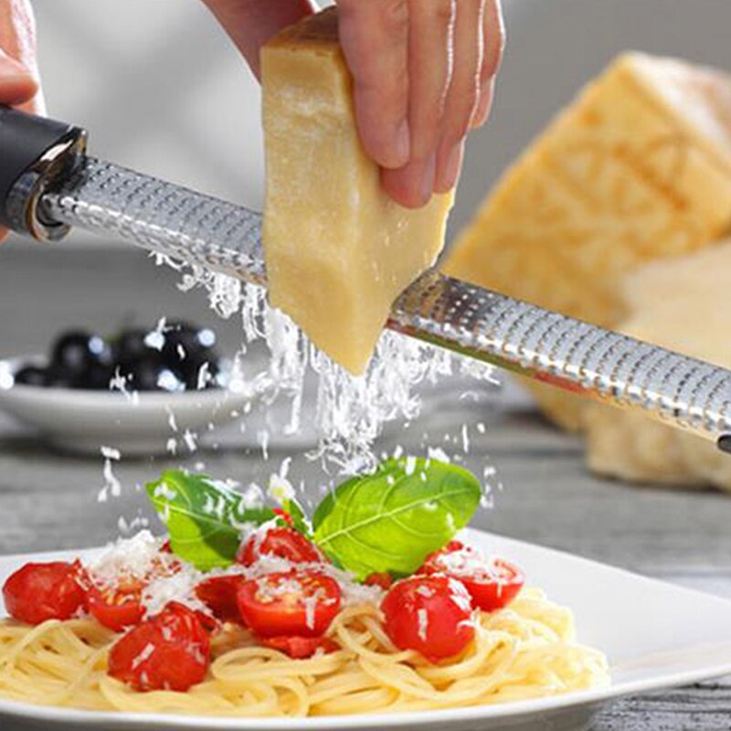 Roestvrijstalen kaasrasp zester citroen chocolade gember schaaf multifunctionele thuis keuken fruit groente rasp gereedschap mes