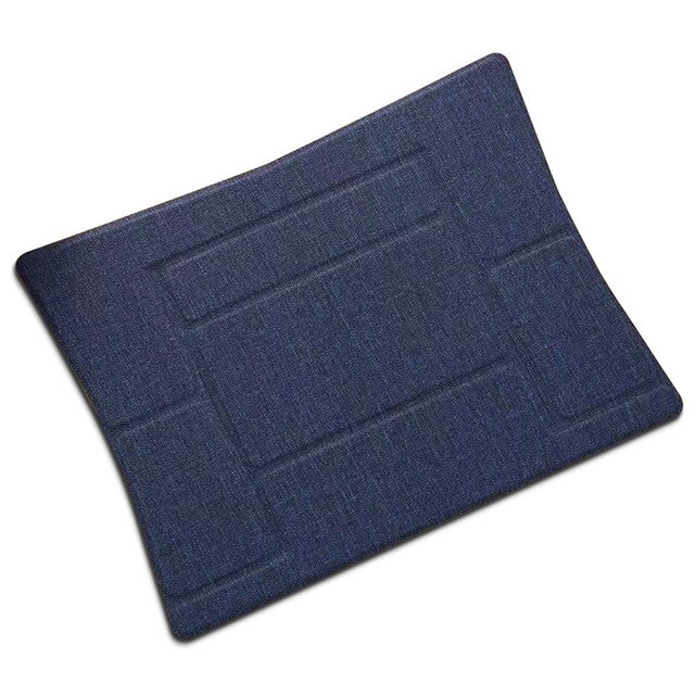 Soporte plegable y ajustable para portátil, soporte de brazo para Macbook Pro 13, Mac Book, Notebook, accesorios de soporte portátil: Azul