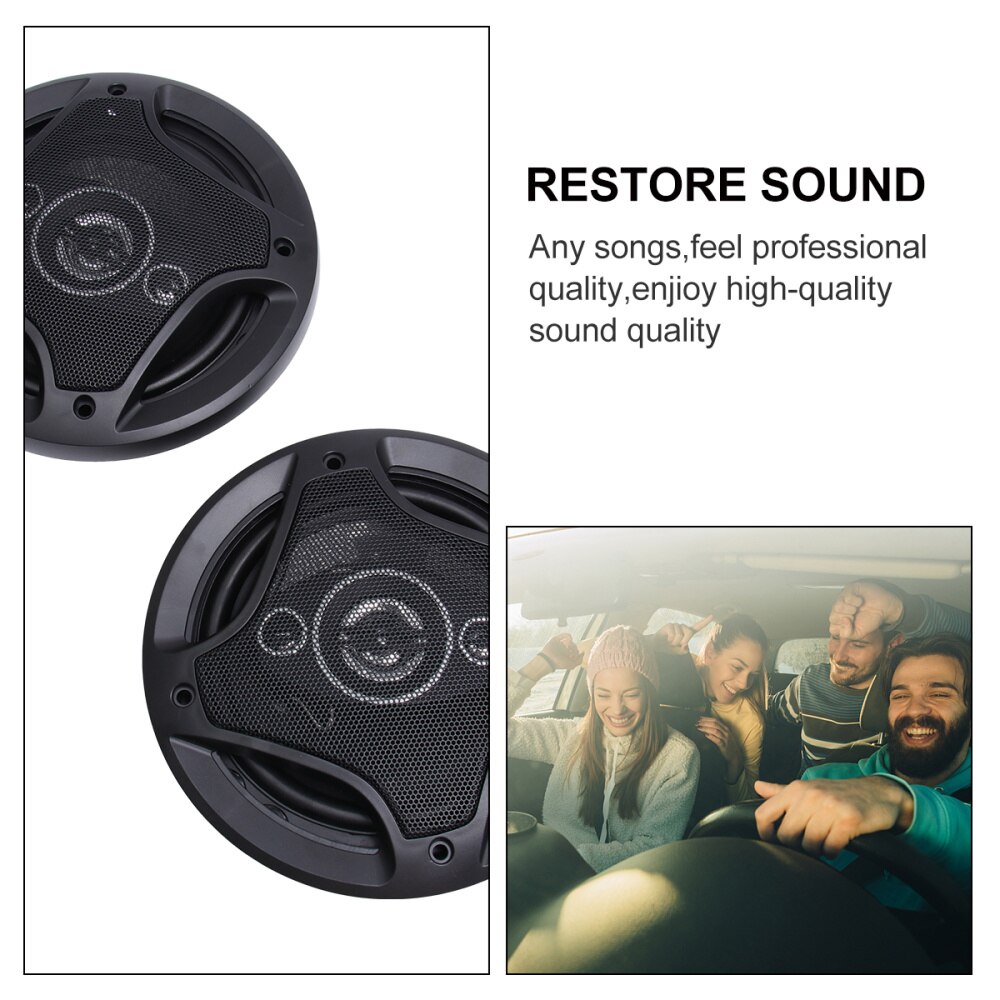 1 Paar Auto Audio Luidspreker Speaker Sound Power Luid Audio Tweeter Voor Auto (4 Inch)