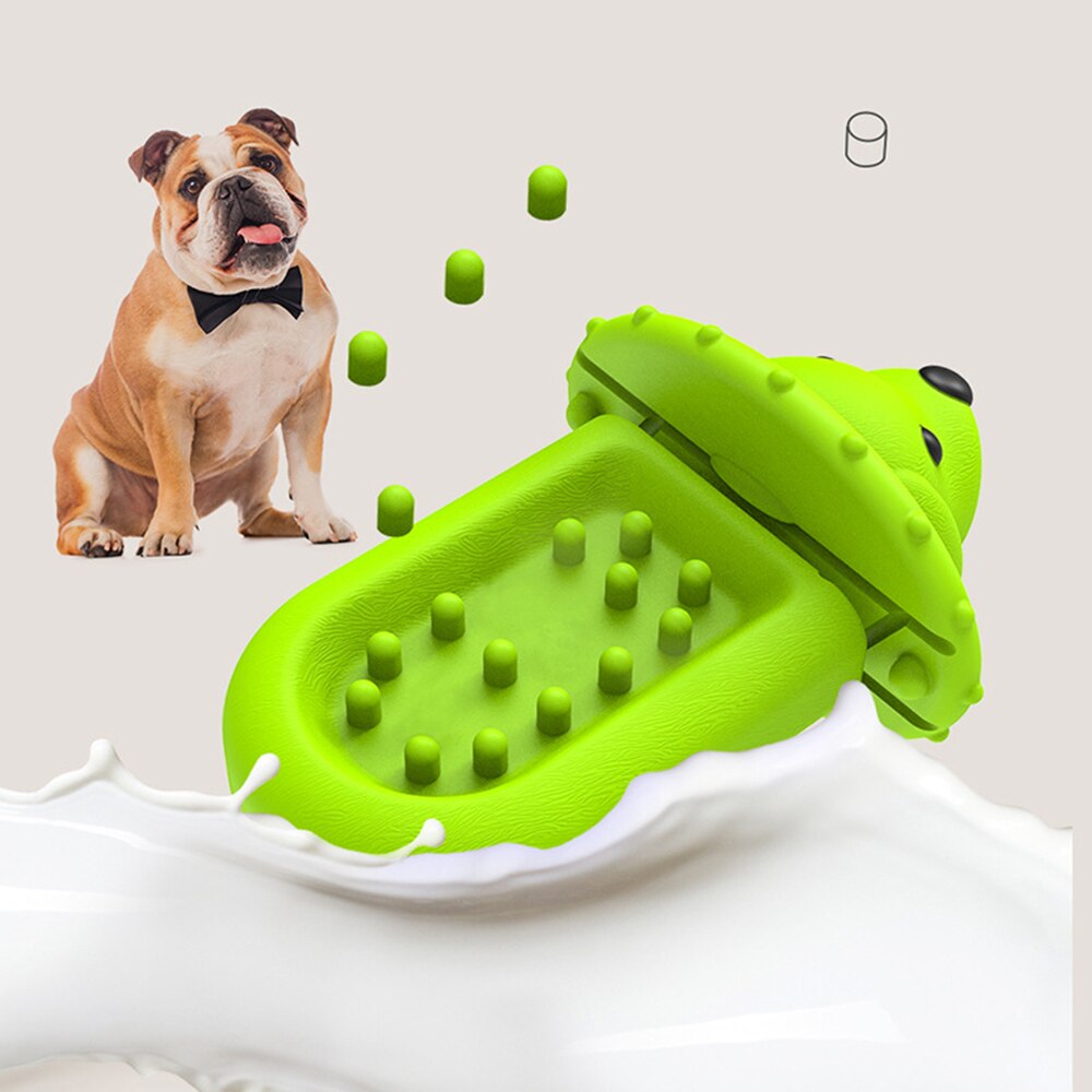 Dog Training Tools Cleaning Teeth Interactive Teething Stick Relief Dog Anxiety Stuck on the Dog Crate Silicone 2 Colors EIG88