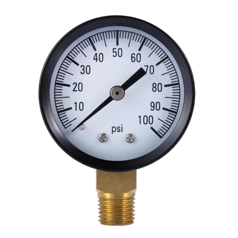Ts-50-100Psi 1/4 Inch Well Pump Water Pressure Gauge Pressure Gauge: Default Title