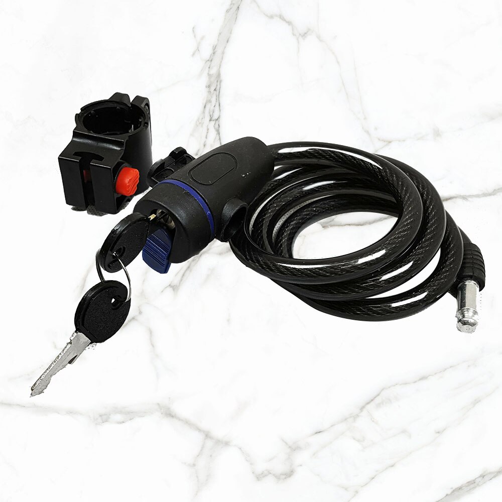 Universal Anti-Theft Bike Bicycle Lock Stainless Steel Cable Coil For Castle Motorcycle Mtb Bike Security Lock Cycling