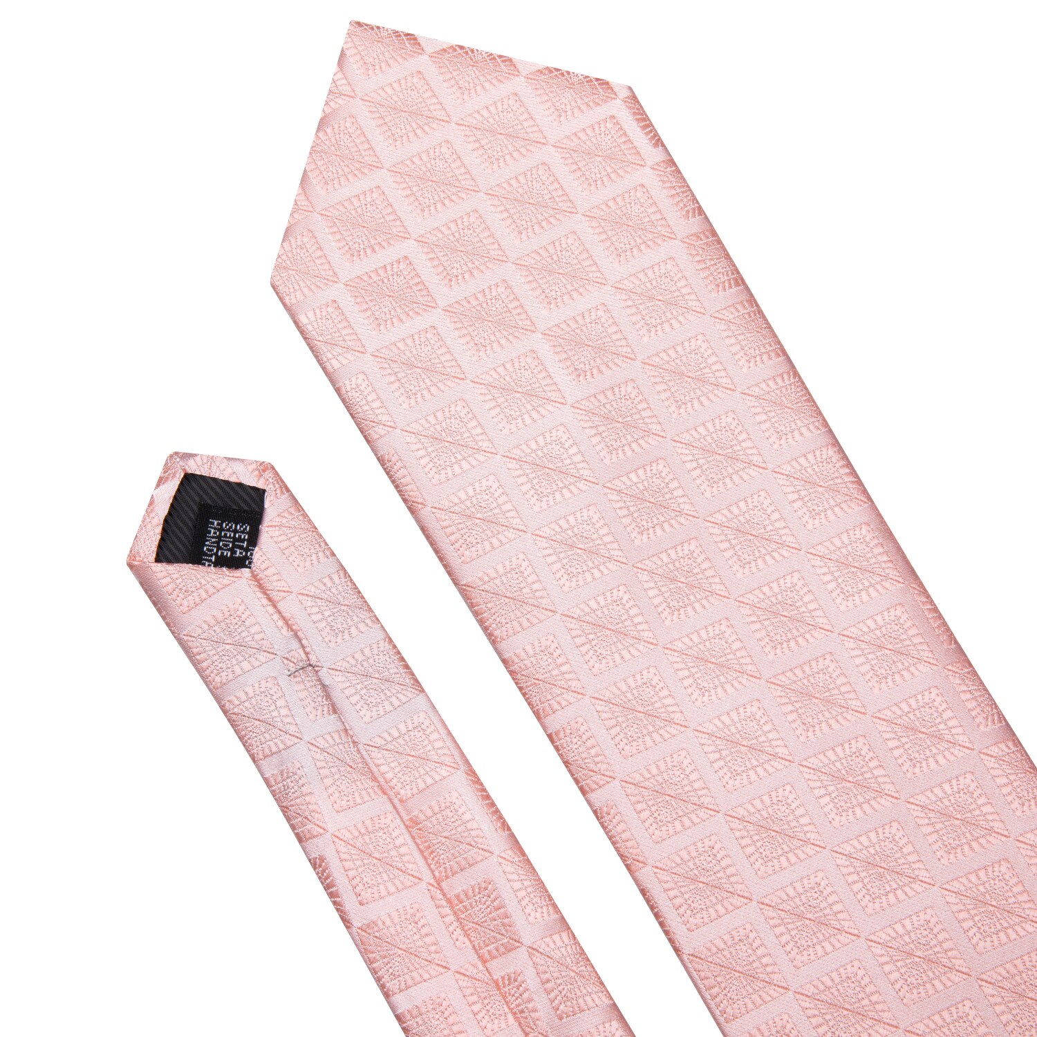 Men Tie Pink Floral Necktie Gravat Handkerchief Set Silk Ties For Men Wedding Party Business Barry.Wang FA-5246