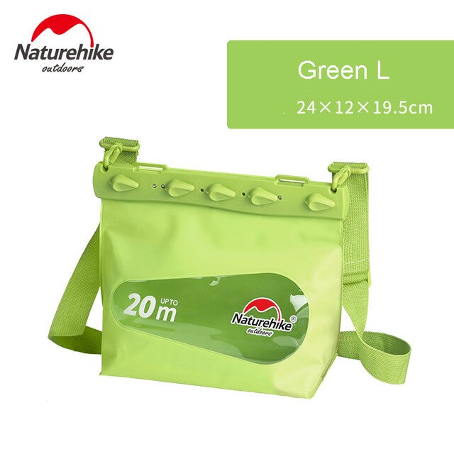 20M Tiefe draussen PVC Tauchen Fluss Wandern Treiben Dichtung Rafting Taschen Ozean Pack Wasserdichte Beutel Trocken Tasche Für Schwimmen L M S: Grün L
