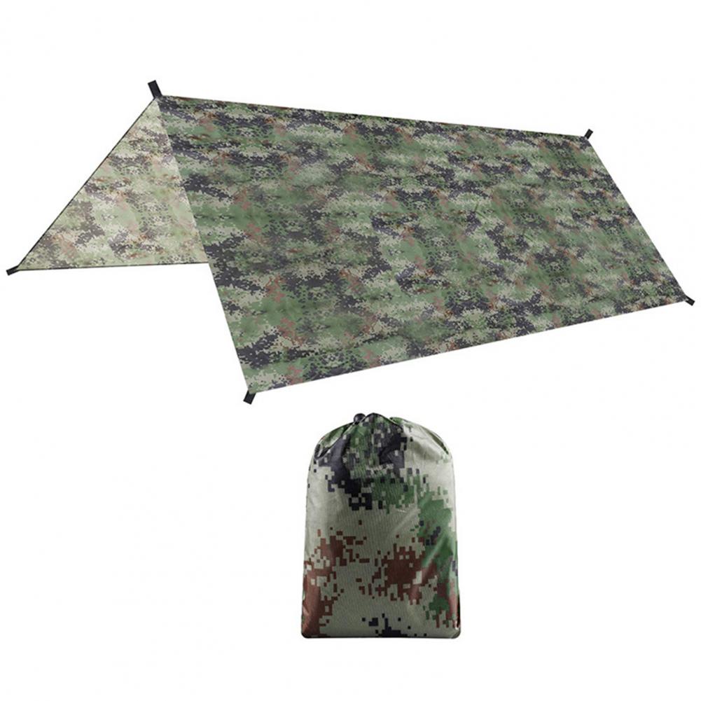 Outdoor camouflage canopy, awning, ultra-light, moisture-proof, waterproof and sun-proof beach shade tent cloth, moisture-proof mat